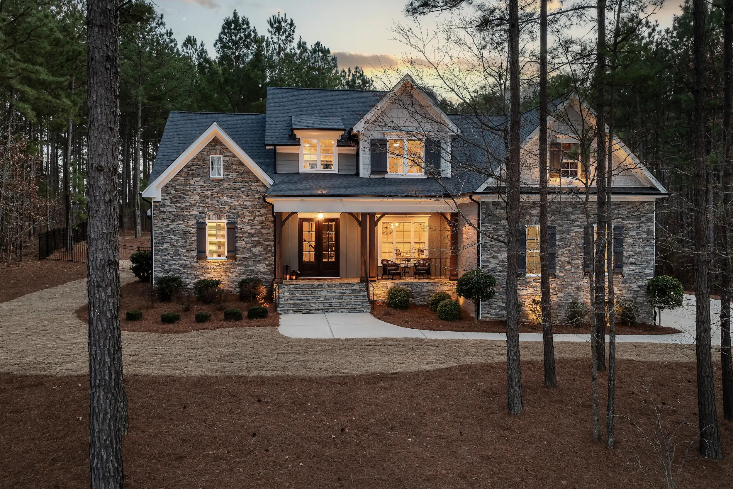 home in woods